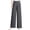 Grey, variant on Women's Soft High Waist Pull On Wide Leg Pants Comfy Senior Ladies