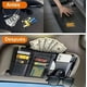 thumbnail image 4 of 2pz Organizador De Visera Coche Bolsa Cuero Multiuso Tarjeta, 4 of 4