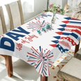 thumbnail image 4 of Coolnut Independence Day Rectangle Tablecloth Spill-Proof Polyester Table Cloth Table Cover for Kitchen Dining Picnic Holiday Party Decoration,54"x54", 4 of 7