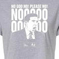 thumbnail image 3 of The Office - No God Please No - Juniors Cropped Cotton Blend T-Shirt, 3 of 5
