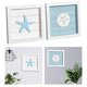 thumbnail image 1 of 2x Rustic Wall Sculptures Sea Theme Beach Ornaments Coastal Tropical Pendant Wood Plaque Signs for Cafe Hotel Bathroom Bedroom Living Room Baoblaze Letrero para colgar en la pared, 1 of 8