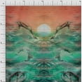 thumbnail image 1 of Soimoi Cotton Voile Fabric Sea Panel Print Fabric by The Yard 56 Inch Wide, 1 of 3