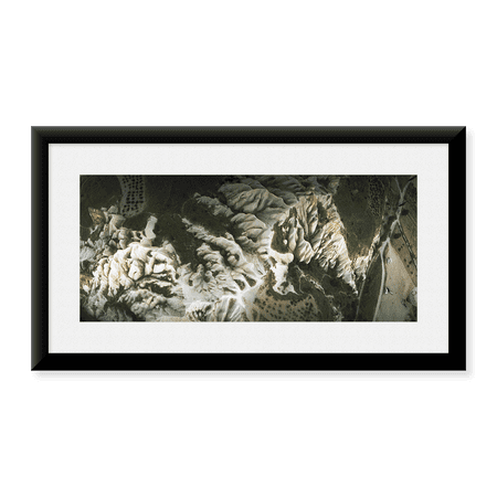 Framed Art Print, Aerial view of rock formations by Panoramic Images, 11-7/8" x 17-7/8"