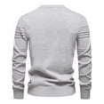 thumbnail image 6 of UVEASISHA Mens Lightweight Sweaters Soft Crewneck Knit Pullover Regular Fit Casual Knitted Jumper Tops 2025 Fall Thin Fashion Sweater Shirts Todays Sales Today Gray XL, 6 of 6