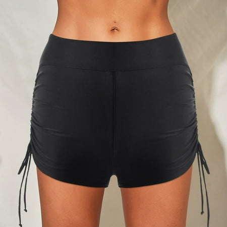 Swimsuit Women Plus Size Bottom Running Swimwear Beach High Shorts Swim Women Bikini Waist Briefs Tankini Bottoms Swimwears Tankinis Set