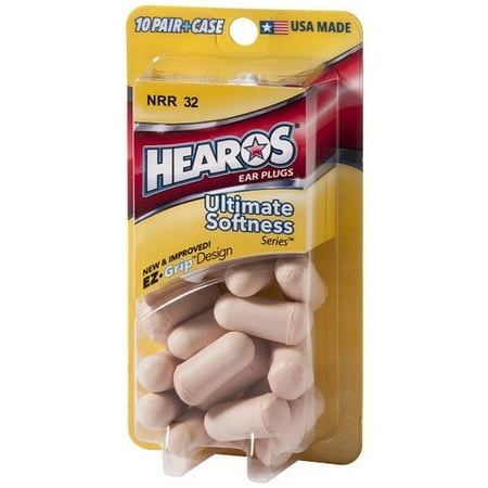 Hearos Ultimate Softness Series Ear Plugs, 10 pr
