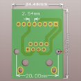 thumbnail image 3 of 4 Piezas RJ45 Ethernet Hembra Conector de Enchufe Placa de Ruptura, Placa de Conector de 2,54 mm Terminal Adaptador de Red Blindado, 3 of 5