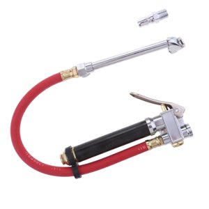 Ruiboury Dual Head Tire Inflator Air Pressure Car Gauge Tire Truck Inflator Gauge