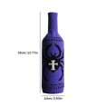 thumbnail image 3 of Bolsa para botella de vino, exquisita funda para botella de vino, decoración para el hogar de Halloween (araña), 3 of 9