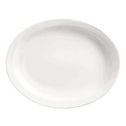 World Tableware 840-520N-17 Porcelana Narrow Rim Platter - 12 / CS