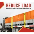 thumbnail image 6 of (50 Pack) 9"x48"x36" (Drop) Brick Guard V Shaped Corner Protector - Orange Edge Guard - Weather & Abrassion Resistant - Fit upto 7 straps of 4", 6 of 12