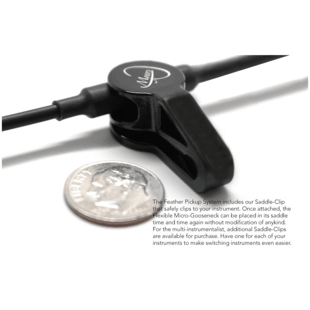 Banjo Pickup with Flexible Micro-Gooseneck The Feather by Myers Pickups