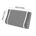 thumbnail image 3 of Plaid Home Pillowcase Skin Friendly Breathable Single Pillow Cover For Adult Latex Pillowcase Washable Lasting For Bedroom Bedding Set, 3 of 6