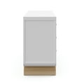 thumbnail image 5 of Storkcraft Santorini 6 Drawer Nursery Double Dresser, White with Driftwood, 5 of 17