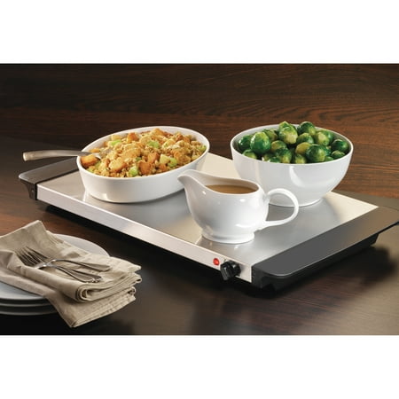 Nostalgia Electrics Living by Nostalgia 3-Station Buffet Server with Warming Tray, BCD992