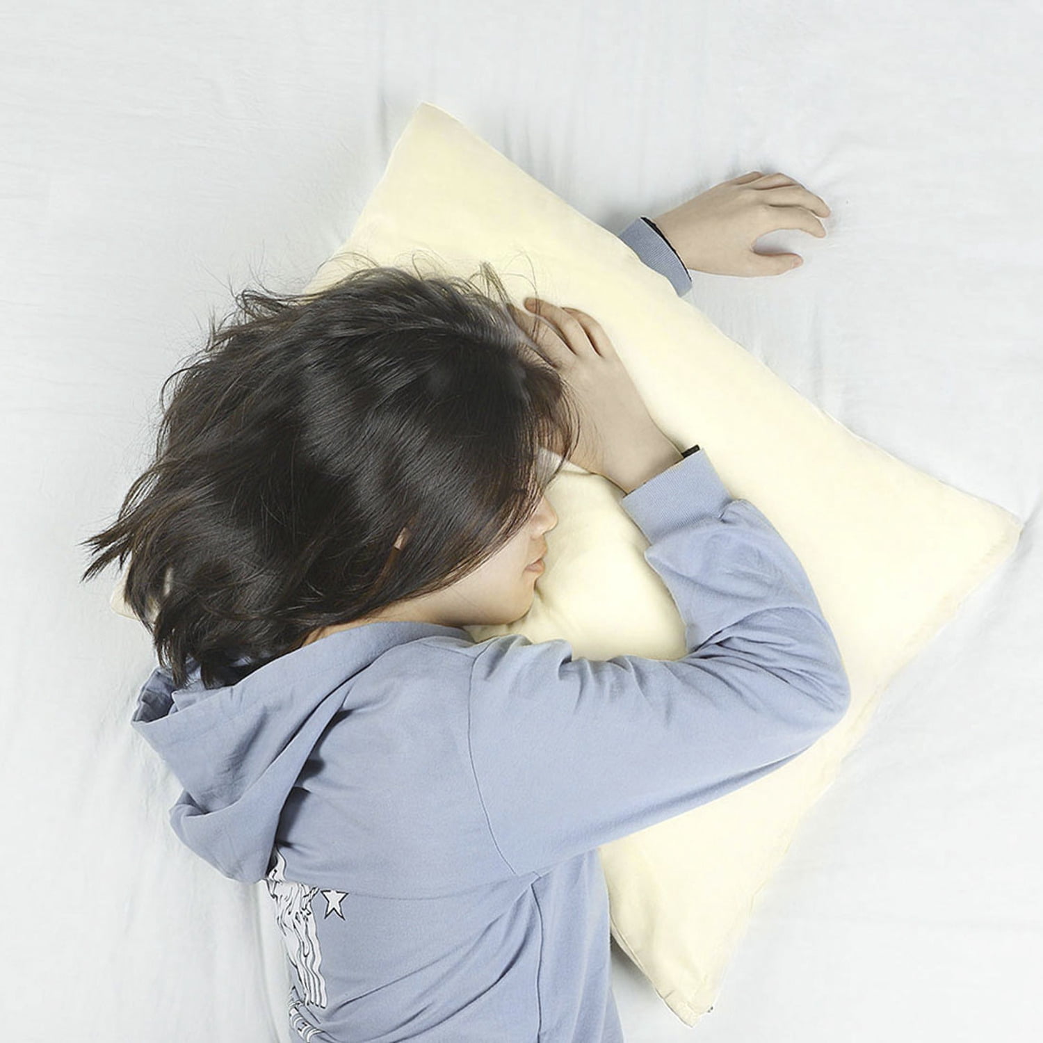 Unique Bargains 2-Pack 1800D Microfiber Solid Pillowcases Beige King