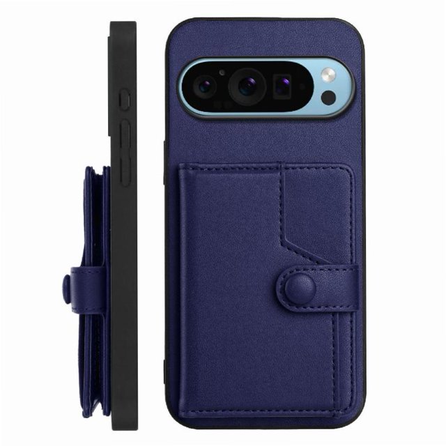 FOXDOCK Étui pour Google PIXEL 9 Pro Porte-Cartes avec Blocage RFID - Design Élégant à Fermeture à Bouton