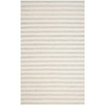 SAFAVIEH Dhurries Joetta Geometric Area Rug, Light Blue/Ivory, 3' x 5'