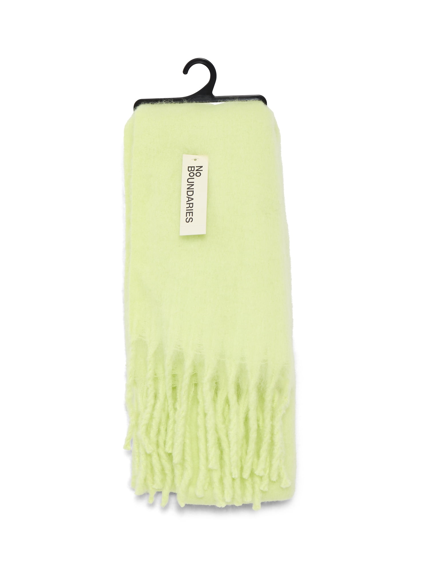 No Boundaries Women's Solid Scarf, Weld Yellow