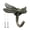 Antique Silver, variant on OIUR Dragonfly Coat Hook Strong Load-bearing Easy Installation Decorative Wall Mounted Hanger Hook Key Holder