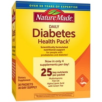 Nature Made Daily Diabetes Health Pack, Dietary Supplement for Nutritional Support, 30 Count
