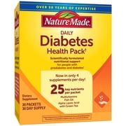 Nature Made Daily Diabetes Health Pack, Dietary Supplement for Nutritional Support, 30 Count