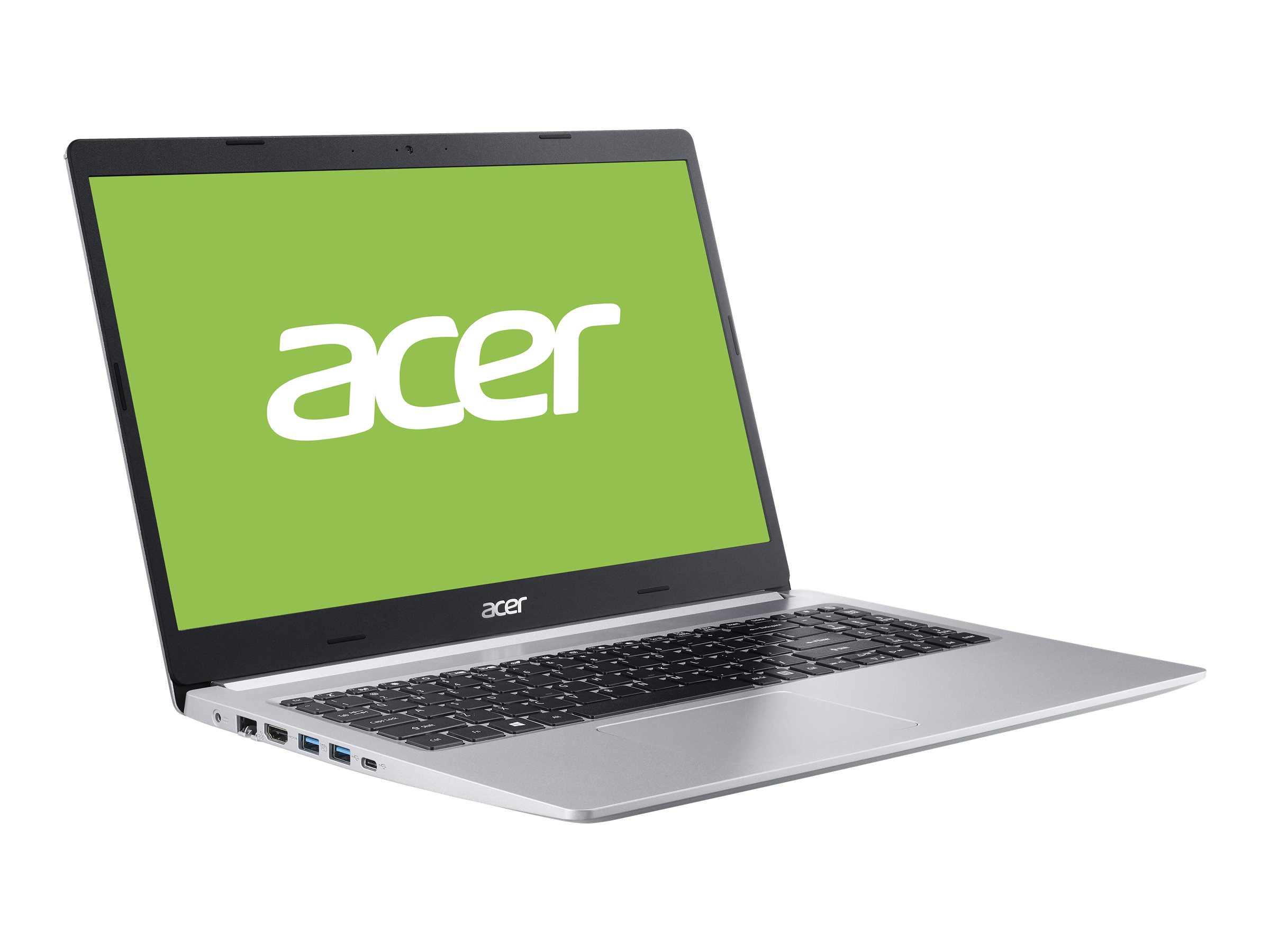 Acer Aspire 5 A515-54-37U3 - Intel Core i3 10110U / 2.1 GHz - Windows 10 Home 64-bit in S mode - UHD Graphics - 4 GB RAM - 128 GB SSD NVMe - 15.6" IPS 1920 x 1080 (Full HD) - Wi-Fi 5 - pure silver - kbd: US Intl - image 3 of 7