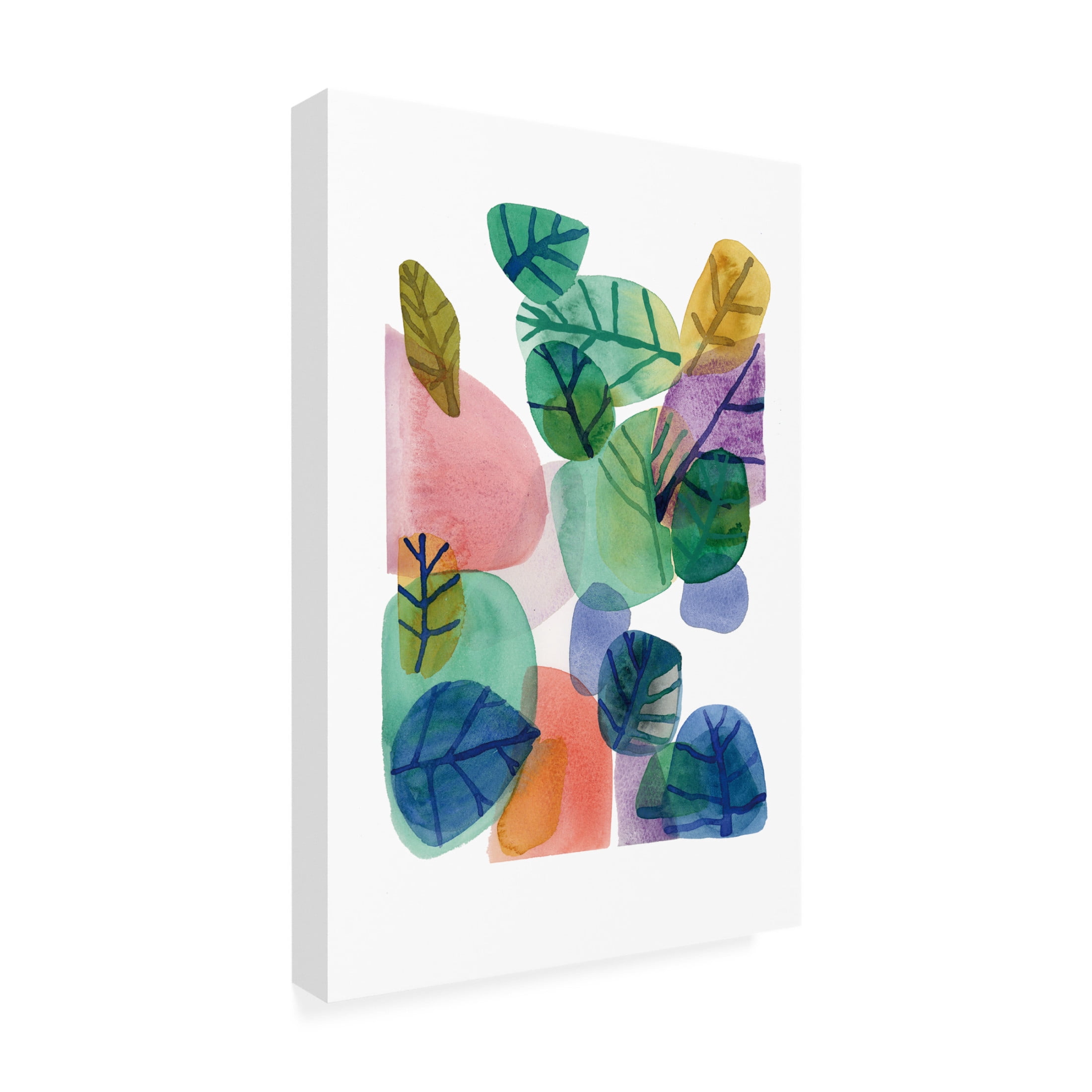 Trademark Fine Art Louise van Terheijden Leaves Canvas Wall Art