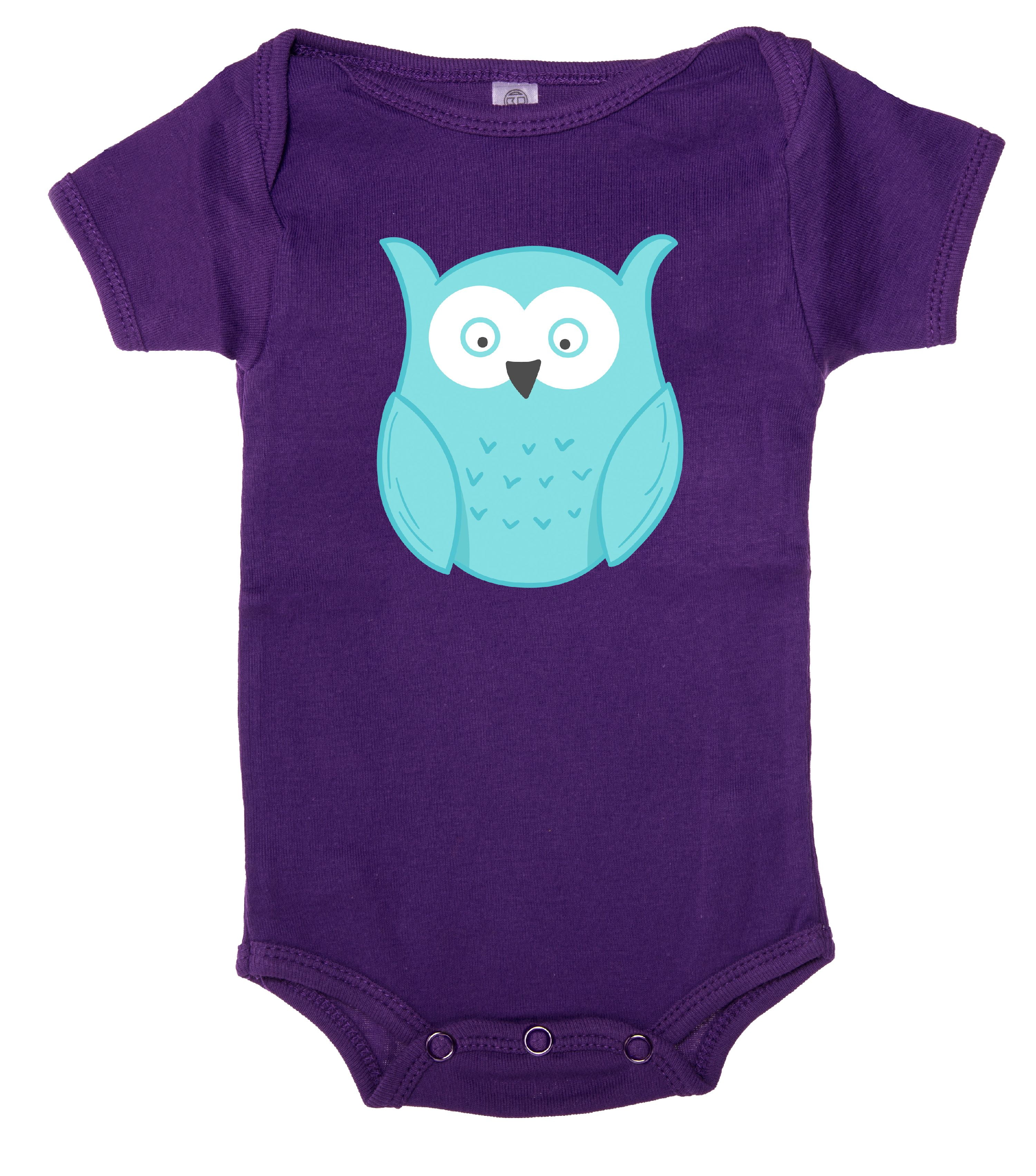 purple baby romper