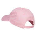 thumbnail image 3 of Mardi Gras Feather Mask Embroidered Washed Cap - Lt Pink OSFM, 3 of 5