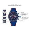 thumbnail image 5 of MINIFOCUS Men Quartz Watch Business Waterproof Multifunction Man Watch Silicone Strap Sport Chronograph, 5 of 6