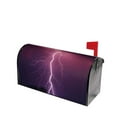 thumbnail image 2 of Bingfone Thunderstorm Violet Purple Magnetic Mailbox Cover Standard Size For Garden Yard Outdoor Decorations-21x18 In, 2 of 7