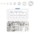 thumbnail image 3 of MasteelfCA 360 Pcs Rondelles en Acier Inoxydable M2.5 M5 M8 M10 Verrouillage Fendu Rondelles à Ressort Vis Joint Assortiment Kit, 3 of 7