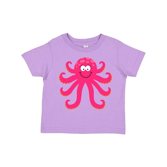 Inktastic Octopus Sea Creature Pink Girls Girls Toddler T-Shirt