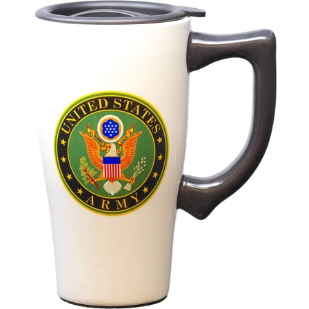 ARMY 18 OUNCE CERAMIC TRAVEL MUG