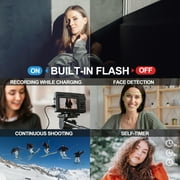 NBD Digital Camera 2.7K 48 Mega Pixels HD Vlogging with 16x Zoom Compact Camera for Beginner Photography with 32GB SD Card