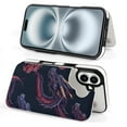 thumbnail image 4 of Compatible with iPhone 11 12 13 mini 14 15 16 Pro Max Plus Wallet Case with Card Holder, PU Leather Kickstand Card Slots Case ( Dark Dragons Pattern, iPhone 13 Pro Max), 4 of 7