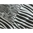 thumbnail image 4 of Ambesonne Black White Quilted Bedspread Set 3 Pcs, Wild Zebra Lines, King Size, Black White, 4 of 5