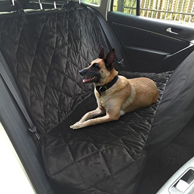 Beige Pet Dog Rear Back Seat Auto Car Waterproof Blanket Cover Protector For Car 