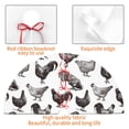 thumbnail image 4 of Lsque Funny Chicken Print Christmas Tree Skirt, Tree Skirt with Ties or Velcro, Perfect for Holiday Decorations, Halloween, and New Year-48", 4 of 7