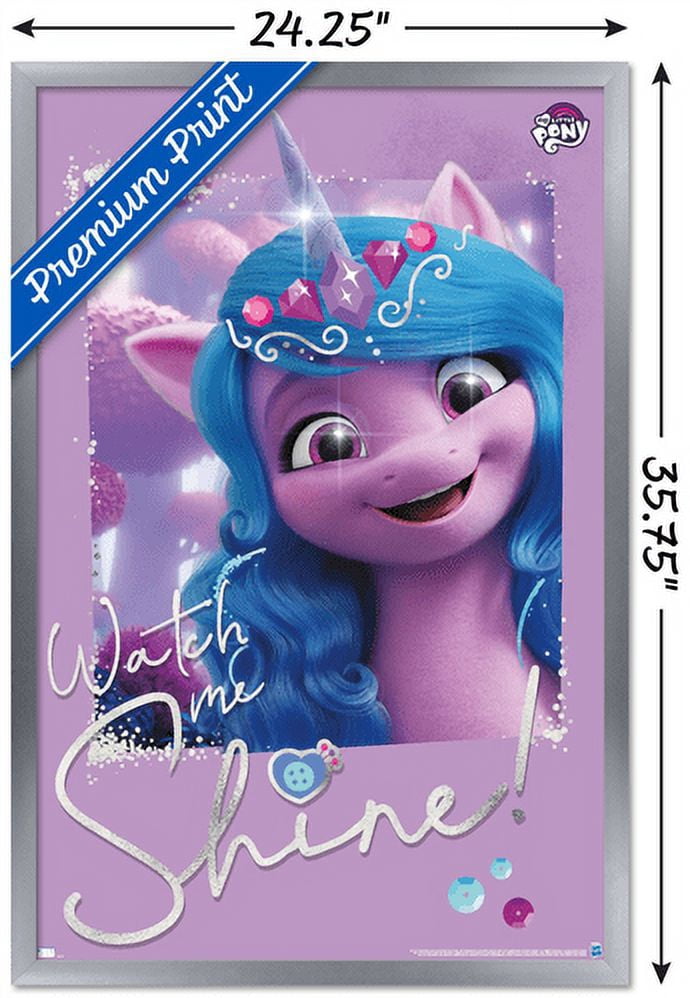 My Little Pony 2 - Watch Me Shine Wall Poster, 22.375" x 34", Framed