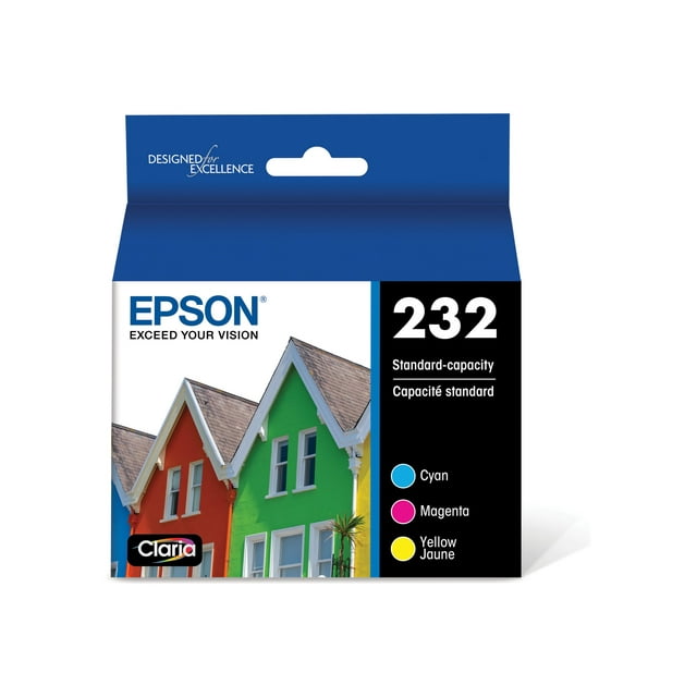 Epson T232 Ink Cartridges - Standard Capacity - Cyan/Magenta/Yellow