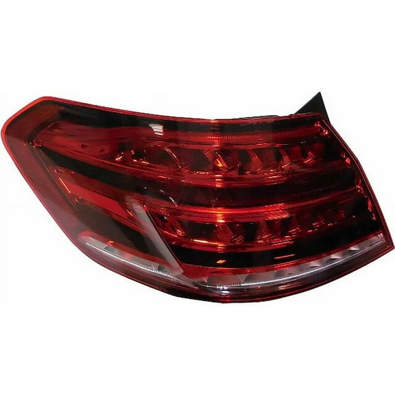 Left Outer Tail Light Assembly - Compatible with 2015 - 2016 Mercedes-Benz E250 Sedan