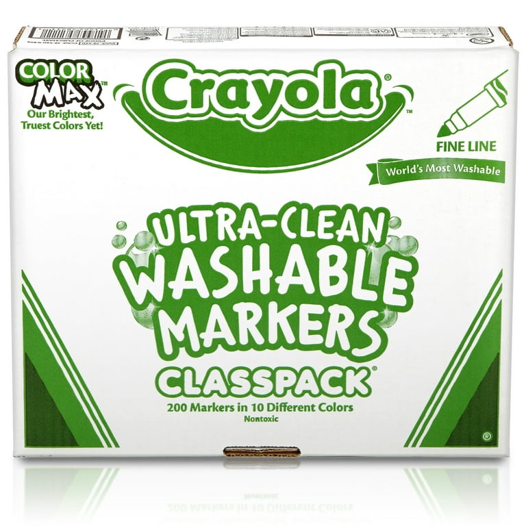 Exclusive Crayola® Smart Color Ultra-Clean Washable® Marker Classpack® - Set  of 200 Value Pack