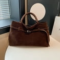 thumbnail image 4 of NEXAVKPR Slouchy Bag For Women Spacious Retro Style Top Handle Satchel Shoulder Bag Work Handbag, 4 of 20