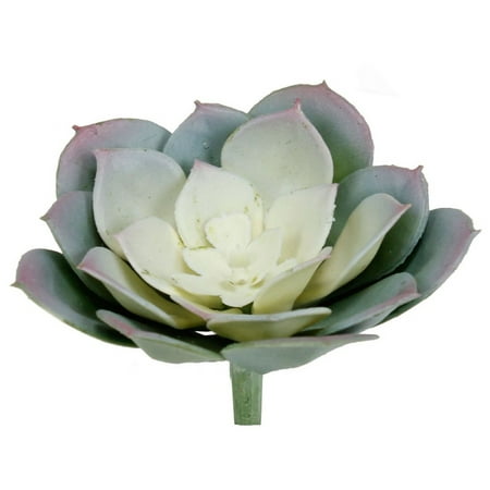 - Artificial Mini Succulent Fake Garden Silver Plastic Flower Home Decor