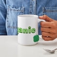thumbnail image 4 of CafePress - I'm Organic Large Mug - 15 oz Ceramic Large White Novelty Mug, 4 of 6