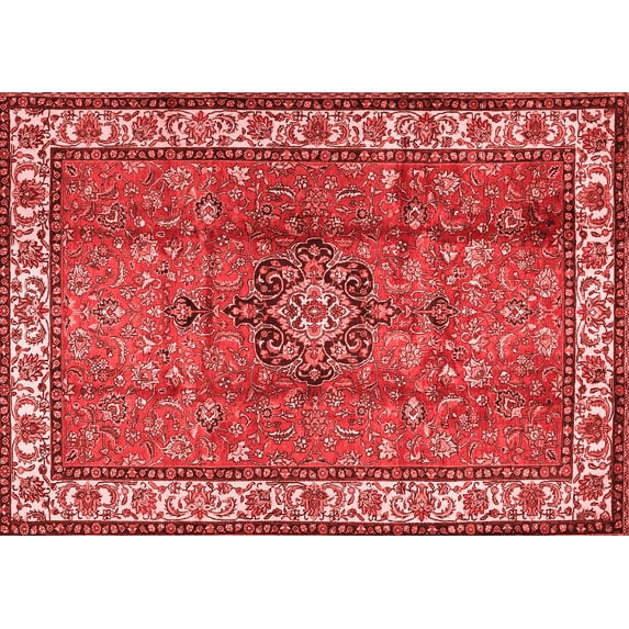 Ahgly Company Indoor Rectangle Persian Red Traditional Area Rugs, 4' x 6'