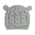 thumbnail image 6 of Visland Unisex Baby Toddler Hat and Mitten Set, Winter Knitted Thick Warm Beanie Cap Gloves for Infant Boys Girls, 6 of 7