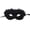 Black, variant on Mskk Faux‑Fur Masquerade Eye Mask for Women, Fluffy Furry Animal Theme Half‑Face Mask, Halloween Mardi Gras Cosplay Costume Party Fancy Dress Accessory
